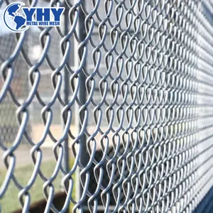 Galvanized Security Chain Link Used Temporary Fence In Outside Garden Sports Ground
