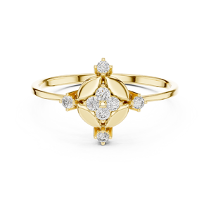 Precioso anillo de piedras preciosas de oro de 10 quilates con acabado hecho a mano Diseño de corte ovalado para fiestas o ropa informal - Product Image 5