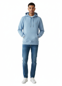 Custom Design High Quality Basics <b>Pullover</b> <b>Men</b> Hoodies Solid Casual Lightweight Top Selling <b>Men</b> Hoodies - Product Image 4