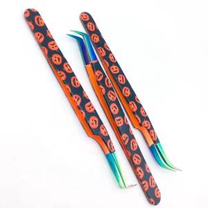Professional Stainless Steel Precision Tweezers | Slant Tip Eyebrow <b>Hair</b> <b>Removal</b> Tweezer | Salon Quality Beauty & Grooming <b>Tool</b> - Product Image 2