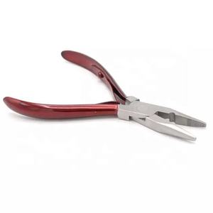 Kit de Herramientas Profesionales de Alta Calidad para Extensiones de Cabello, Pinza para Cabello con Recubrimiento Rojo y Adhesivos, Logotipo Personalizado ANAAIF - Product Image 3