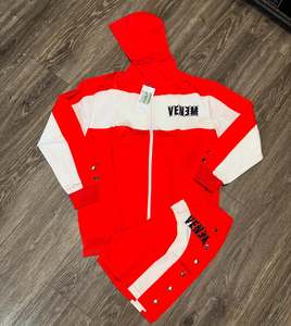 Wholesale Custom Reflective <b>Men's</b> Nylon Windbreaker <b>Jacket</b> and Shorts Set Full Zip Water Resistant Tracksuit - Product Image 3