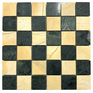 Mosaico de Mármol Amarillo Limón Diamante, Pulido/Acristalado, Cuadrado, 8mm de Grosor, Resistente al Agua, Ecológico, 5 Años de Garantía, Moderno - Product Image 3