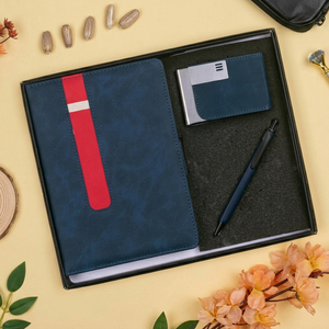 Agenda Premium relié Aurelux RE036 avec boucle pour stylo, 192 pages, logo personnalisé, cadeau d'entreprise pour usage professionnel - Product Image 1