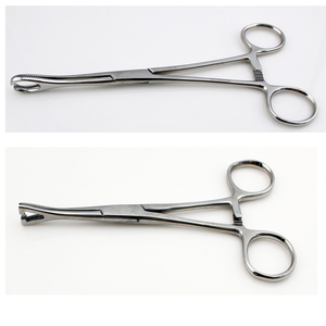 Juego de Instrumentos Profesionales Manuales de Alta Calidad para Perforaciones Corporales (Ombligo/Lengua) con 4 Pinzas y 1 Pistola para Aretes, Marca Ametrine Surgical - Product Image 3