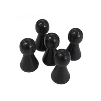 Kung-vérificateur GD — jeu pour enfants, 15x27mm, 100 pièces, noir, pawman en bois, échecs