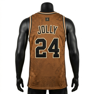 เสื้อยืดบาสเก็ตบอลระบายอากาศดี สไตล์สตรีทแวร์ ทรงหลวม พิมพ์ลาย เหมาะสำหรับออกกำลังกาย ผลิตจากผ้าฝ้าย 100% สำหรับผู้ชาย - Product Image 5