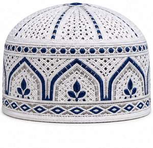 Gorro de Oración Musulmán de Punto para Hombre, Transpirable y Cómodo, Gorro Islámico Kufi, Venta al por Mayor, Gorro Religioso para Adultos - Product Image 2