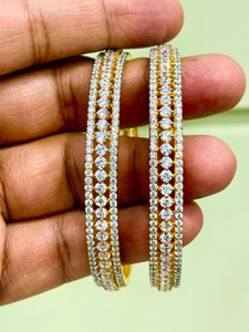 Bracelet en moissanite diamantée le plus vendu en argent sterling 925, bijoux de luxe pour cadeau d'anniversaire, disponible au prix export. - Product Image 2