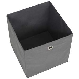 Juego de 10 Cajas de Almacenamiento Cúbicas Plegables de Tela No Tejida Gris para Organización y Ahorro de Espacio - Product Image 5