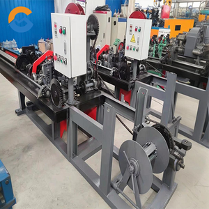 Hoge Efficiëntie Automatische Prikkeldraad Productie Machine Fabriek Prijs Prikkeldraad Vormen Nagelvormende Plc Componenten - Product Image 4