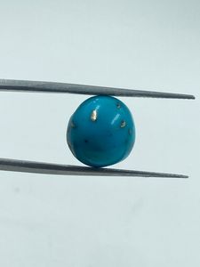 Round Turquoise Gemstones with Rich Blue Color 12MM 7.07Cts From India Exporter for Jewelry Making - Product Image 2