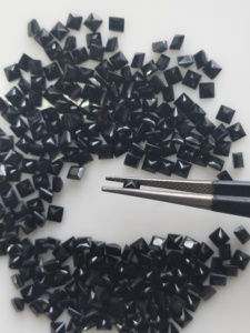 Quartz naturel 3 mm, taille carrée, qualité supérieure, pierres précieuses en vrac pour la fabrication de bijoux - Product Image 5