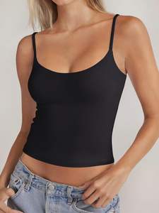 Camisola de Encaje para Mujer, 100% Algodón Elástico, Tirantes Finos, Ajuste Cómodo, Ropa Interior Diaria, Ropa de Estar en Casa, Venta al por Mayor - Product Image 6