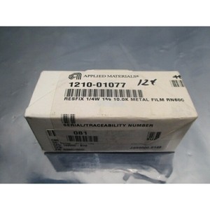 121 AMAT 1210-01077 RESFIX 1/4W 1% 10.0K โลหะ - อุปกรณ์และชิ้นส่วนเซมิคอนดักเตอร์ระดับโลกที่เชื่อถือได้ - Product Image 1