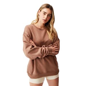 Patrón de diseñador más vendido bordado 100% algodón cuello redondo sudadera suave invierno impreso sudadera lavado ácido personalizado otoño - Product Image 2