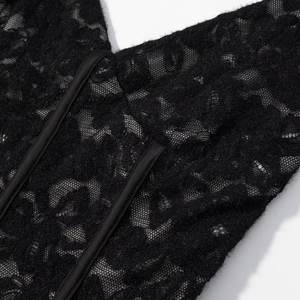 Vêtements pour femmes, nouvelle mode printemps 2026, jupe courte sexy en dentelle, style camisole - Product Image 4