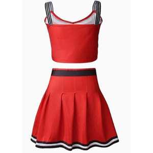 Uniformes de Animadoras para Niñas al por Mayor, Estampados por Transferencia Térmica, Top Corto y Pantalones Cortos, Servicio OEM - Product Image 2