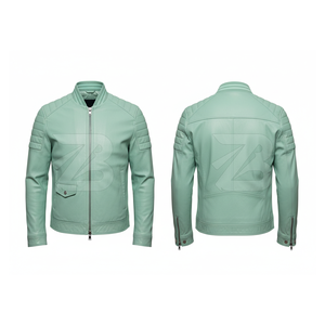 Brand New Design Men's Full-Sleeve <b>Leather</b> Motorcycle <b>Jacket</b> Light Weight <b>Winter</b> Wear Fashionable OEM ODM Waterproof Reversible - Product Image 4