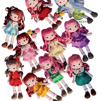 Poupée en crochet Kawaii, jouet en peluche Amigurumi, style Anime, poupée créative en fil pour filles, cadeau de vacances, vente en gros, fait main