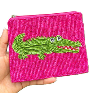 BY MULTI CRAFT Porte-monnaie promotionnel personnalisable en perles de rocaille brodées, cadeau brodé de perles ethniques fait main - Product Image 4