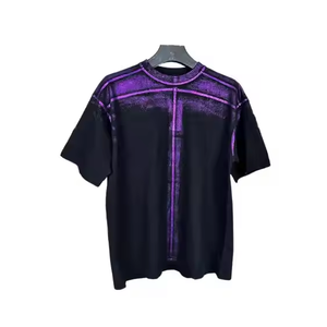 Camiseta de Hombre 2025, Nueva Moda, Estilo Retro Urbano, Bordado Clásico, Logotipo Personalizado, Lavado a la Piedra, Tejido de Poliéster Sólido - Product Image 5