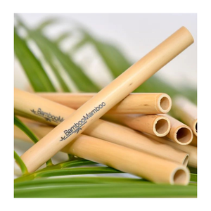 Pajitas de Bambú Naturales Reutilizables, Ecológicas y Biodegradables para Restaurantes, Cafés, Hoteles y Bares, Suministro al por Mayor - Product Image 1