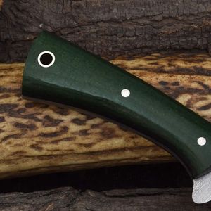 Couteaux de chasse à lame fixe faits à la main avec une construction en acier durable, poignée confortable pour le camping en plein air et la survie - Product Image 5