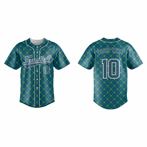 Camiseta de Béisbol Sublimada, Transpirable y de Secado Rápido, con Logotipo Personalizado, para Equipos, Proveedor Mayorista, Tallas Grandes, 100% Poliéster - Product Image 3