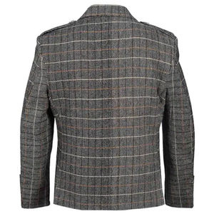 Veste Prince Charlie écossaise pour mariage, 100% laine, tweed classique, motif Argyle, gilet kilt pour homme - Product Image 3
