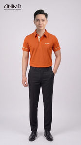 ANIMA GP Bank T-shirt en coton pour homme, décontracté, respirant, à manches courtes - Product Image 2