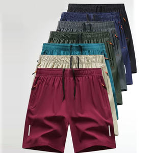 Shorts Casuales de Hombre de Color Sólido de Alta Calidad, Shorts Deportivos de Playa de Verano para Hombre con Logotipo Personalizado para Venta en Línea - Product Image 1