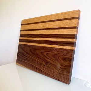 Planche à découper rectangulaire en bois brut rustique, épaisseur 1,5 cm, antidérapante, lavable au lave-vaisselle, emballage individuel, planche à découper personnalisée - Product Image 2