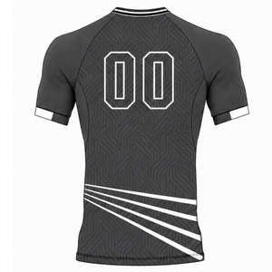 Conjunto de Camiseta y Pantalones Cortos de Fútbol Grises Personalizados, Uniforme Deportivo para Equipo, Ropa de Entrenamiento, Ropa Deportiva de Manga Corta, Ropa de Alto Rendimiento - Product Image 4