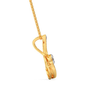 จี้เพชรรูปเปลือกหอยนอติลุสแบบฉลุลาย - Product Image 3