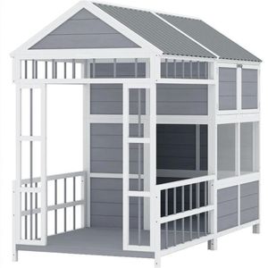 Cuccia per Cani in Legno da Esterno, Arredo Confortevole per Animali Domestici - Product Image 5