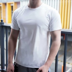 Custom Compression Exercise Shirt Manufacturer Gym Performance Wear Moisture Wicking <b>Polyester</b> Spandex Embroidery Custom Logo - Product Image 5