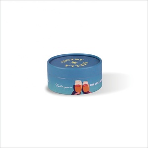 High-end custom Blue cylinder for premium presentation - Product Image 2