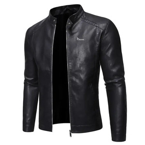 Cow Skin <b>Leather</b> <b>Jacket</b> Solid Color Men's <b>Winter</b> Streetwear Hooded Breathable Eco-Friendly Men's Casual <b>Jackets</b> - Product Image 5