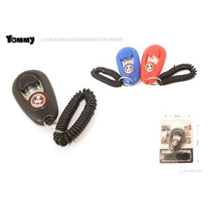 Clicker Yommy para Adiestramiento de Perros de 4cm con Correa Negra - Product Image 1