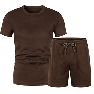 Ensemble 2 pièces short et t-shirt de sport pour homme – Nouveau survêtement de course et de fitness ajusté pour homme - Product Image 5