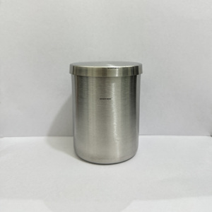 Wholesale Modern Luxury Brass 13 OZ Capacity Unique <b>Empty</b> Candle <b>Jars</b> Holder Lid Brushed Finish Custom Logo Christmas Handmade - Product Image 6