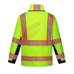 High Visibility Reflective Safety <b>Jacket</b> For Factory <b>Workers</b> Construction Teams And Contractors Protective Safety <b>Jacket</b> - Product Image 3