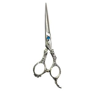 Professional Hairdressing Scissors 6.5 Inch Stainless Steel <b>Long</b> <b>Handle</b> Right Handed Sharp Blade Salon <b>Shears</b> - Product Image 6