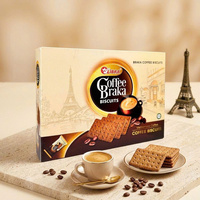 Meilleur Prix Biscuits au Café et à la Crème Sucrée 360g, Snack Croustillant avec Emballage en Boîte Processus de Roulement, Usine ODM Libra Vietnam
