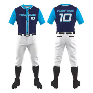 Conjuntos Completos de Uniformes de Béisbol Personalizados, Sublimados, para Equipos, Camisetas y Pantalones de Béisbol para Adultos - Product Image 1