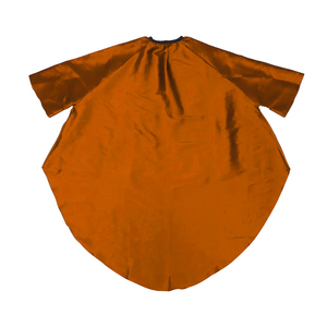 Cape de coiffure professionnelle marron en polyester résistante à l'eau, avec fermeture à bouton-pression réglable, réutilisable pour salon de coiffure - Product Image 4