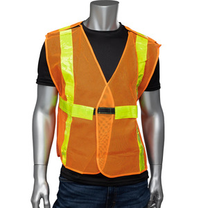 Vêtements réfléchissants de sécurité Gilet de sécurité réfléchissant haute visibilité en maille avec poches et fermeture éclair pour hommes femmes - Product Image 5