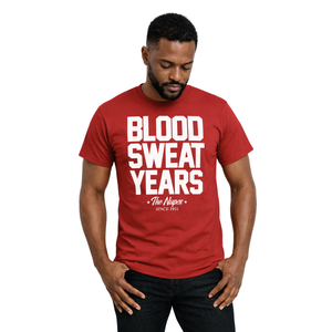 Camiseta Kappa Alpha Psi Blood Sweat Years, Ropa de Fraternidad Griega con Gráficos Audaces, Comodidad Premium y Ajuste Elegante - Product Image 1
