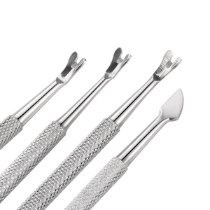 Pousse-cuticules en acier inoxydable de qualité supérieure, outil de manucure et pédicure, instrument de nettoyage des ongles, dissolvant de cuticules, outil de soin des ongles - Product Image 5